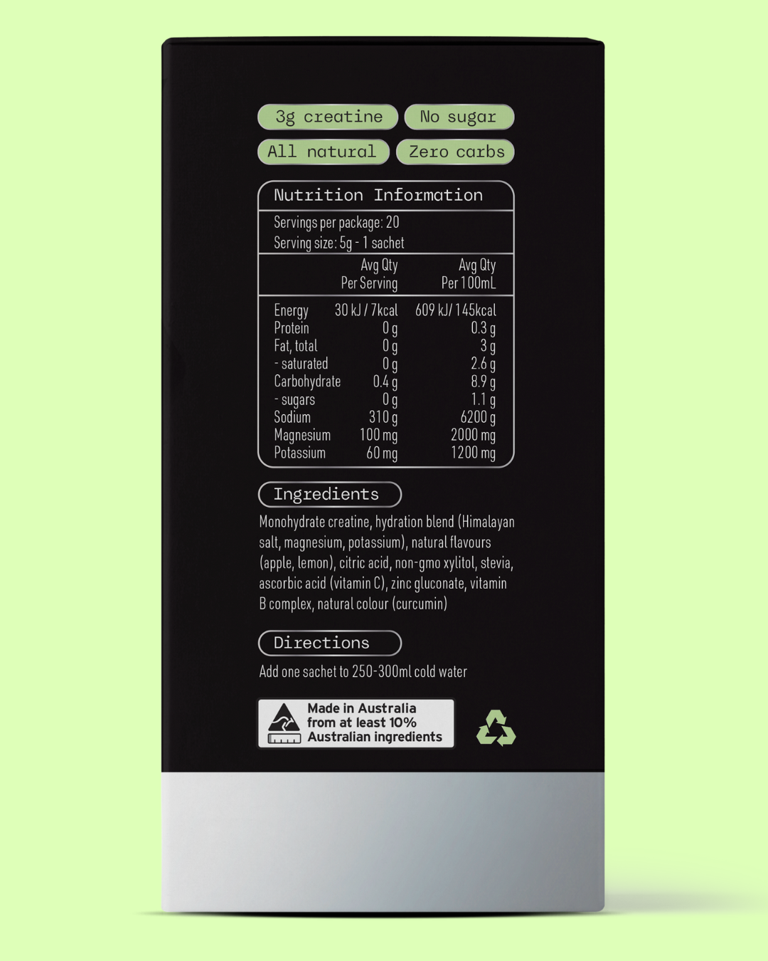 Creatine Hydrate Apple